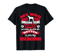 I Love My Irish Wolfhound Dog Funny Puppy Dogs Lovers Value Graphic T-Shirt