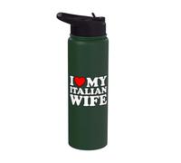 I Love My Italian Wife Stainless Steel Insulated Water Bottle