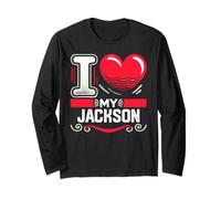 I Love My Jackson T-Shirt Name Jackson Long Sleeve T-Shirt