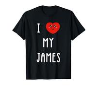 I Love My James Name Funny T-Shirt