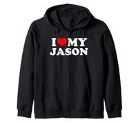I Love My Jason Zip Hoodie