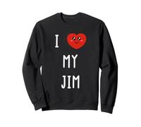 I Love My Jim Name Funny Sweatshirt