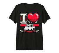 I Love My Jimmy T-Shirt Name Jimmy Premium T-Shirt