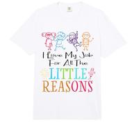 I Love My Job for All The Little Reasons Daycare Provider Comfort Colors Adult Heavyweight T-Shirt