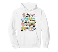 I Love My Job Little Reasons Funny Bus Driver Back To School Pullover Hoodie