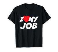I Love My Job T-Shirt, Men, Black, XX-Large