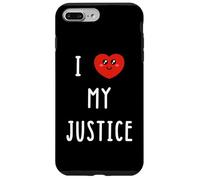 I Love My Justice Name Funny Case for iPhone 7 Plus/8 Plus