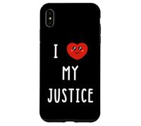 I Love My Justice Name Funny Case for iPhone XS Max