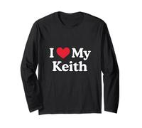 I Love My Keith Heart Keith Love Keith Long Sleeve T-Shirt