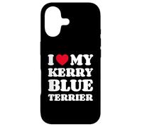 I Love My Kerry Blue Terrier Dog Owner Heart Case for iPhone 17
