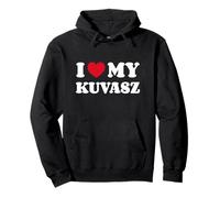 I Love My Kuvasz Pullover Hoodie