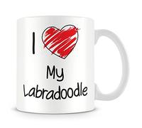 I Love My Labradoodle Personalised Mug - Add Photo - Customised Cup Gift