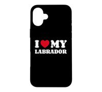I Love My Labrador Retriever Labby Labbi Lab Case for iPhone 16 Plus