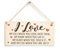 I Love My Life When You Are in It Sign, Romantic Decor | Life is better with you