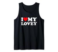 I Love My Lovey Heart Family Grandma Tank Top