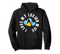 I Love My Lucian Wife - Saint Lucia, Saint Lucian Tees Pullover Hoodie