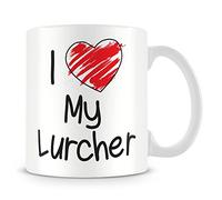 I Love My Lurcher Personalised Mug - Add Photo - Customised Cup Gift