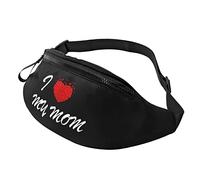 I Love My Mother Casual Fanny Pack Men's and Women's Leisure Sports Waist Bag Sports Day Exercise Gift