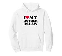 I Love My Mother-In-Law Heart Grandma Family Pullover Hoodie