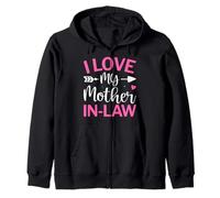 I Love My Mother In-Law Zip Hoodie