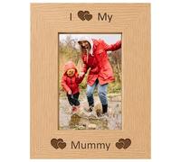 I Love My Mummy 6x4 Oak Effect Photo Picture Frame Keepsake Gift