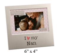 I Love My Nan 6" x 4" Aluminium Frame - FA518N