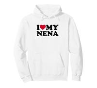 I Love My Nena Heart Grandma Family Pullover Hoodie