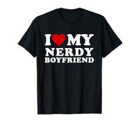 I Love My Nerdy Boyfriend I Heart My Nerdy BF T-Shirt