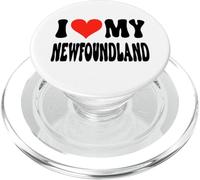 I Love My Newfoundland - Dog - Heart Cute Funny Pet PopSockets PopGrip for MagSafe