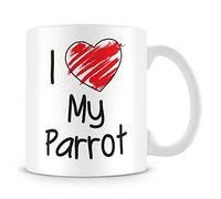 I Love My Parrot Personalised Mug - Add Photo - Customised Cup Gift