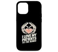 I Love My Patients To The Bones - Chiropractor Chiropractic Case for iPhone 12/12 Pro