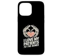 I Love My Patients To The Bones - Chiropractor Chiropractic Case for iPhone 13 Pro Max