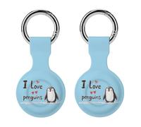 I Love My Penguins Full Protective Cover Case with Keyring Silicone Skin