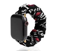 I Love My Penis Replacement Watchband Cute Printed Watch Strap Elastic Solo Loop Bands Compatible for Apple Watch 42mm/44mm