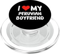 I Love My Peruvian Boyfriend - Heart - Cute - Peru PopSockets PopGrip for MagSafe
