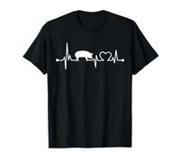 I Love My Pig Heart Valve EKG Heartbeat T-Shirt Funny Gift T-Shirt