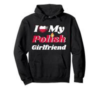I Love My Polish Hot Girlfriend Funny Valentine's Day Gifts Pullover Hoodie