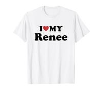 I Love My Renee First Name Matching Couple Outfit T-Shirt