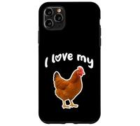 I Love My Rhode Island Red Chicken Case for iPhone 11 Pro Max