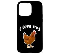 I Love My Rhode Island Red Chicken Case for iPhone 15 Pro Max