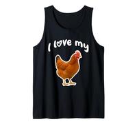 I Love My Rhode Island Red Chicken Tank Top