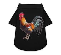 I Love My Rooster Cute Pet T-Shirts Dog Shirt Clothes Funny Beach Pullover Cat Sweatshirt For Small Pets 2XL