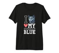 I Love My Russian Blue Premium T-Shirt