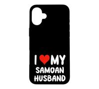 I Love My Samoan Husband - Heart - Cute - Somoa Case for iPhone 16 Plus