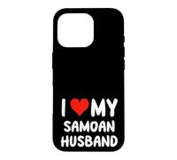 I Love My Samoan Husband - Heart - Cute - Somoa Case for iPhone 16 Pro