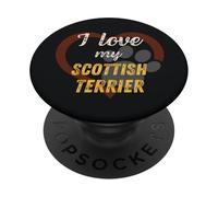 I love my Scottish Terrier | Dog Lover PopSockets Adhesive PopGrip