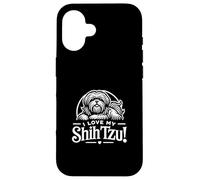 I LOVE MY SHIH TZU! Lap Dog Playful Affectionate Loyal Breed Case for iPhone 16