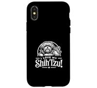 I LOVE MY SHIH TZU! Lap Dog Playful Affectionate Loyal Breed Case for iPhone X/XS