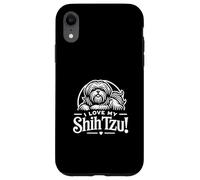 I LOVE MY SHIH TZU! Lap Dog Playful Affectionate Loyal Breed Case for iPhone XR