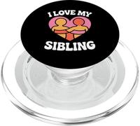 I Love My Sibling Heart Embrace Unity PopSockets PopGrip for MagSafe